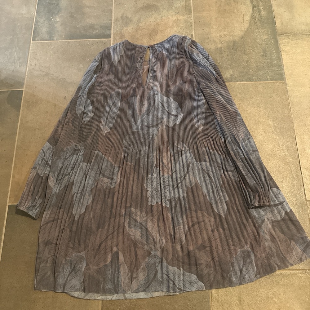 Wilfred Charcoal Pleated Top